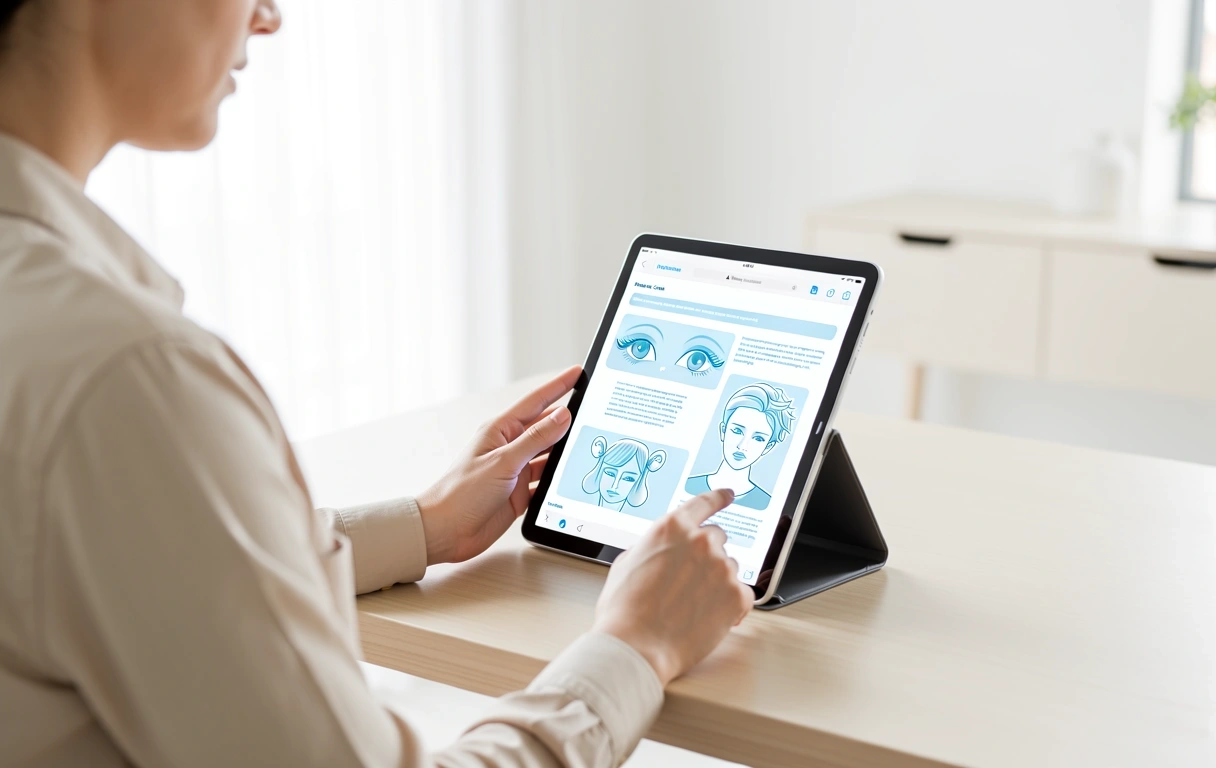 Interaction utilisateur avec du contenu éducatif visuel