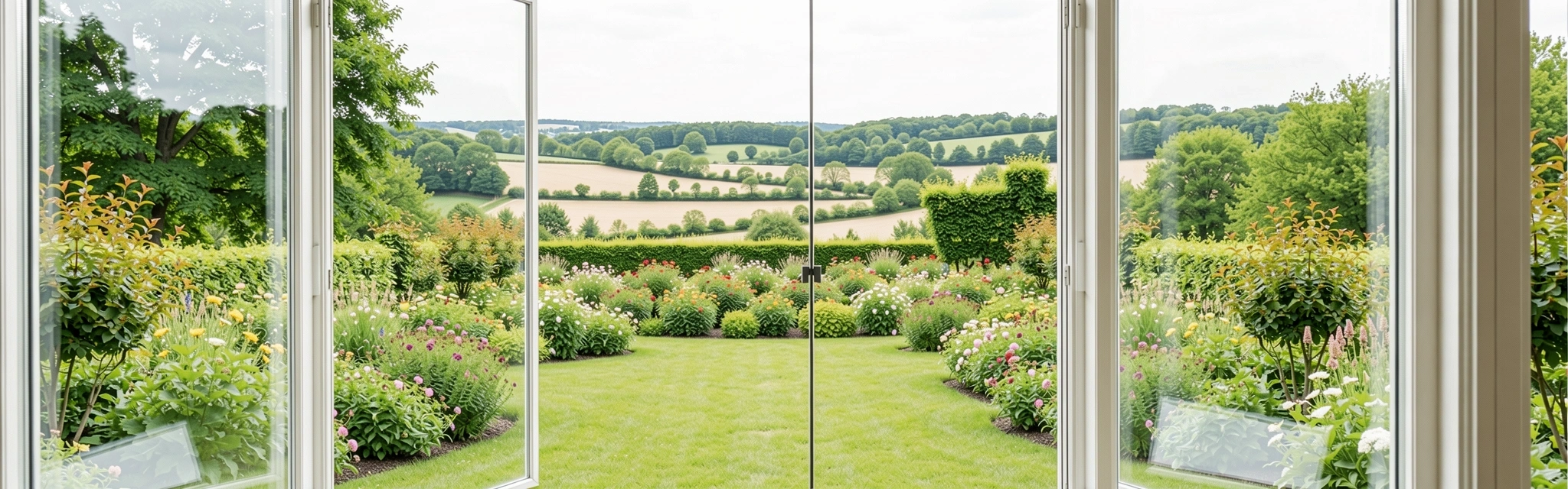 Vue dégagée sur un paysage verdoyant