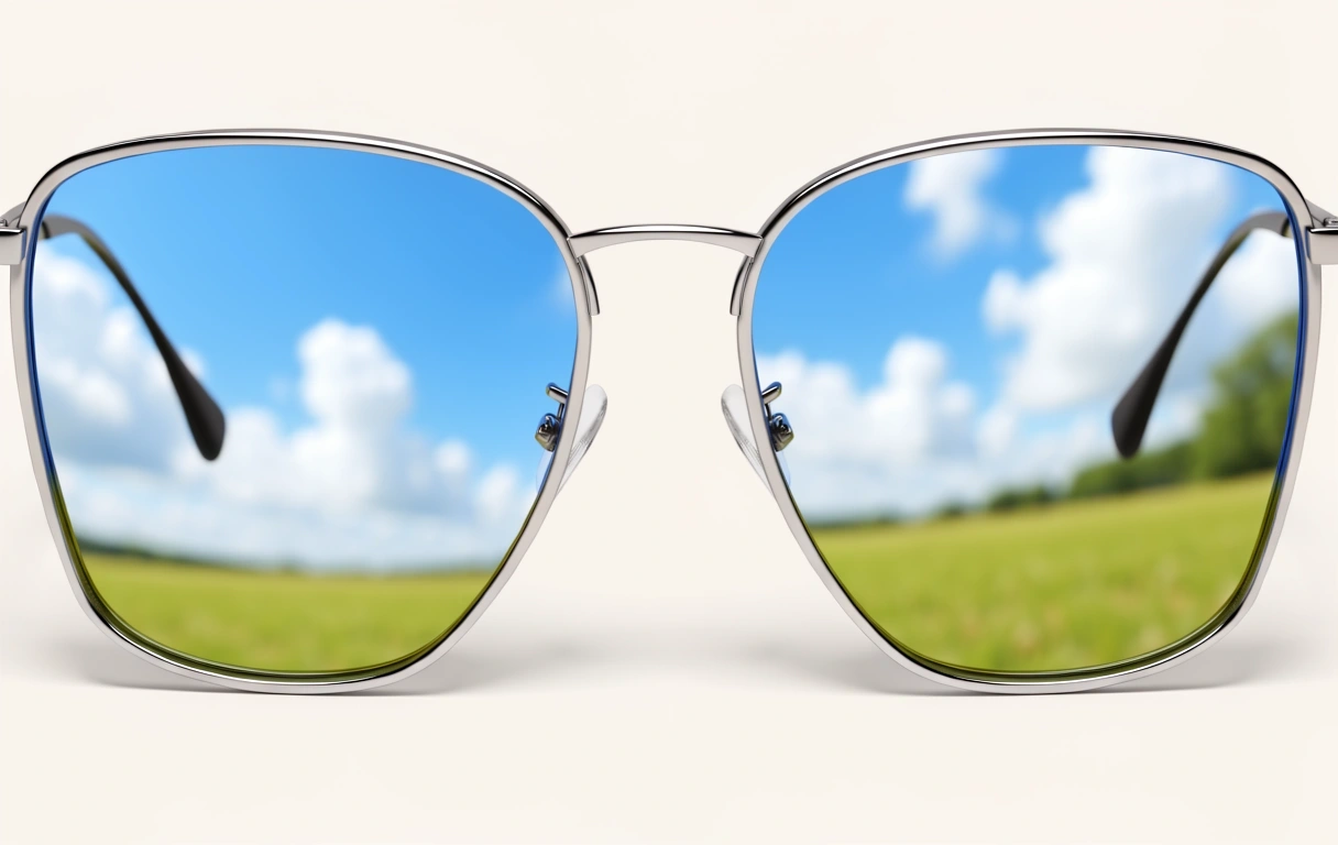 Reflet sur verres solaires